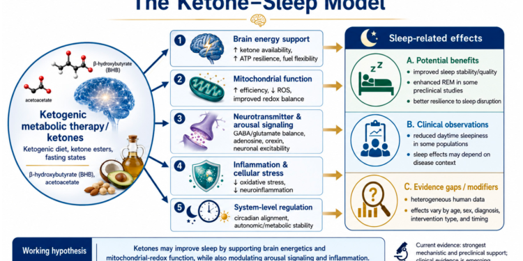 Ketones may change sleep patterns, but not always for the better Ketones may change sleep patterns, but not always for the better